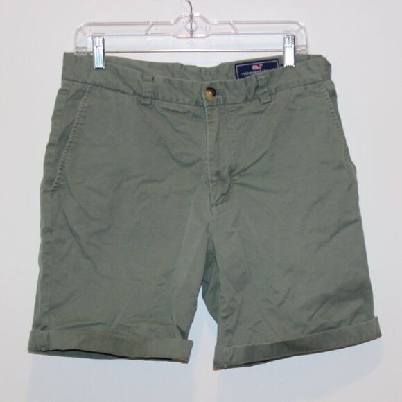 Vineyard Vines Green Lightweight Breaker Short Men's Size 32 - Picture 1 of 9